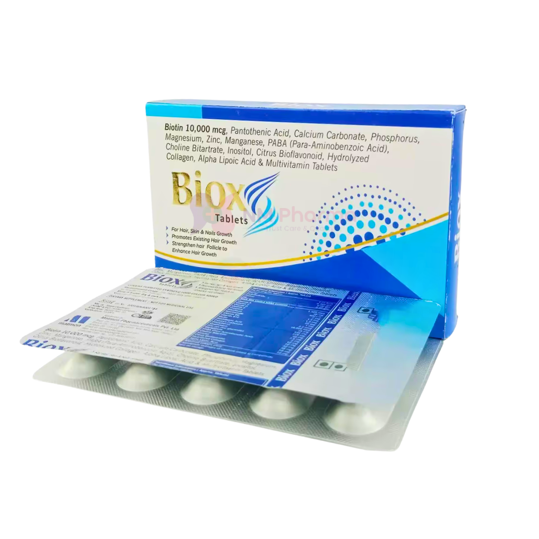 Biotin-Biox 10000 mcg tablet