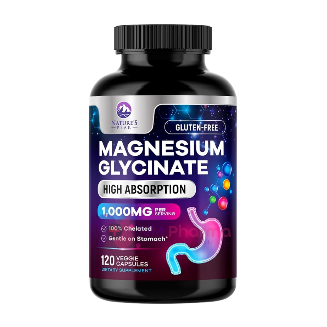 Magnesium Glycinate 1000mg (Mag-1000) Capsules