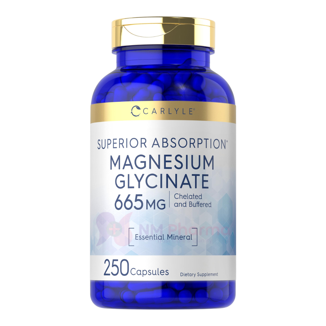 Magnesium Glycinate 665mg (Magnes-G) Capsules