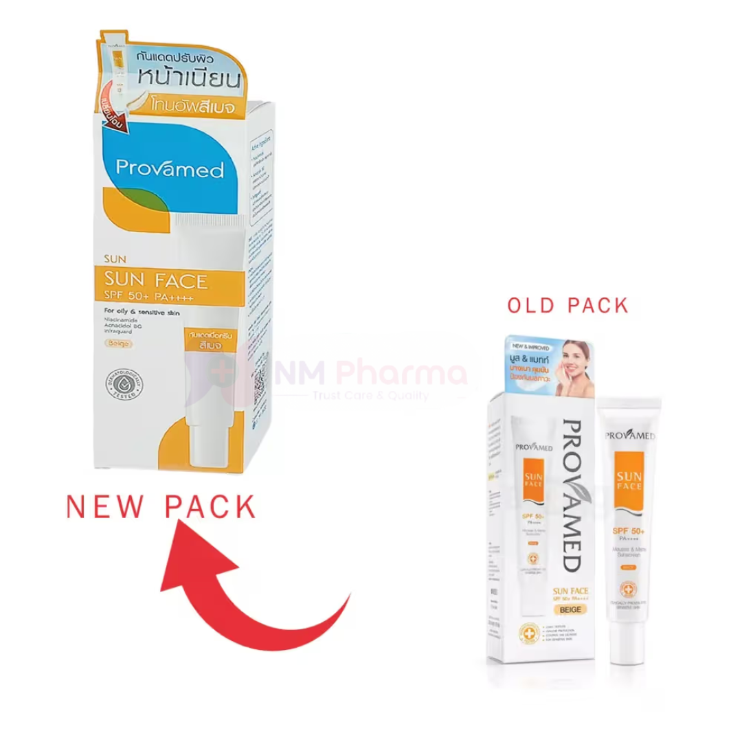 Provamed Sun Face- SPF(50+) Beige